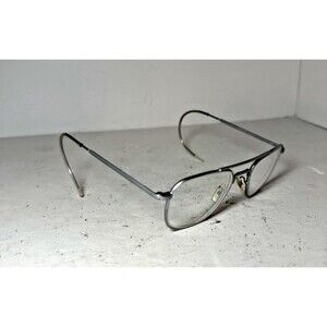 Vintage American Optical 6-1/2 AO Silver Eyeglasses FRAMES ONLY Aviator Pilot